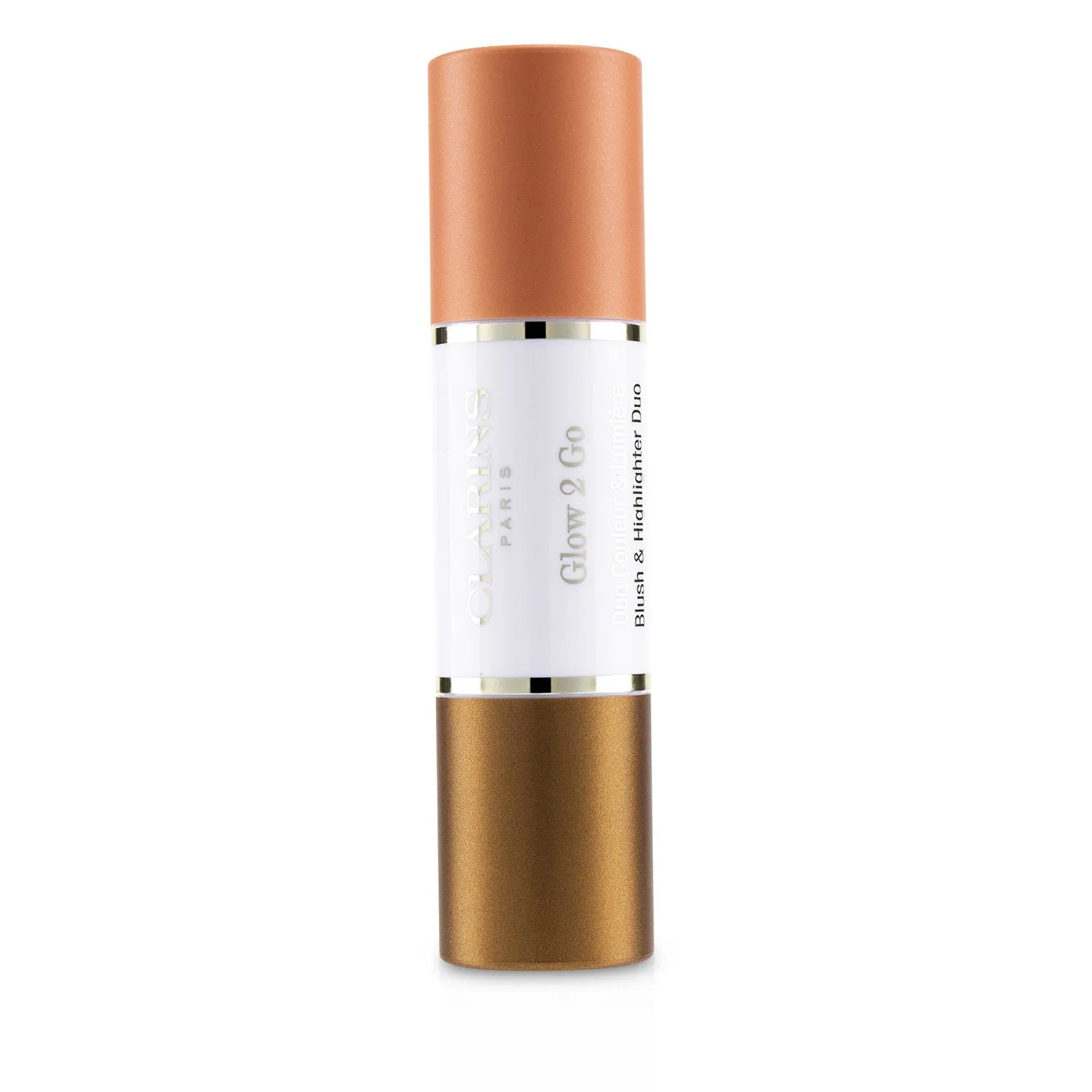 Clarins Glow 2 Go Blush & Highlighter Duo - # 01 Glowy Pink  2x4.5g/0.1oz
