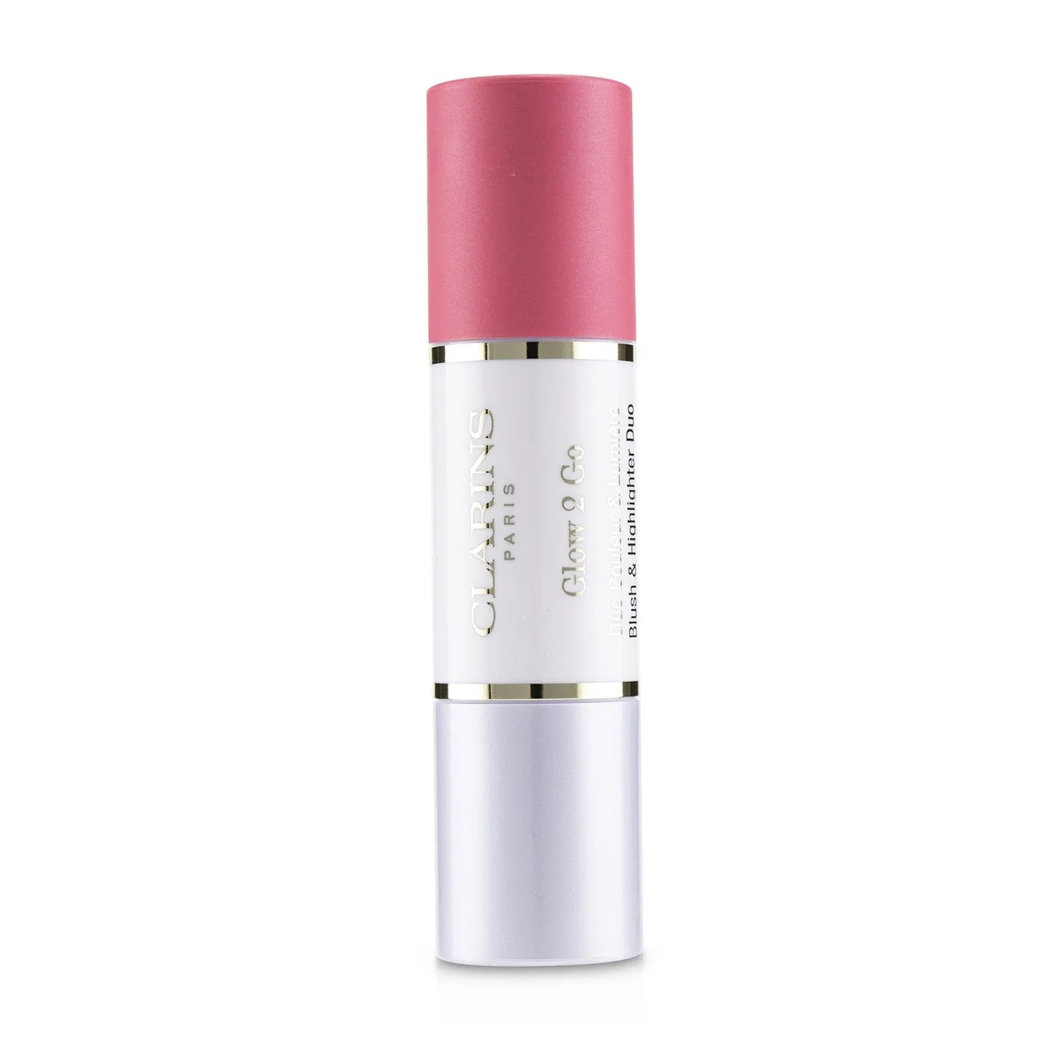 Clarins Glow 2 Go Blush & Highlighter Duo - # 01 Glowy Pink  2x4.5g/0.1oz