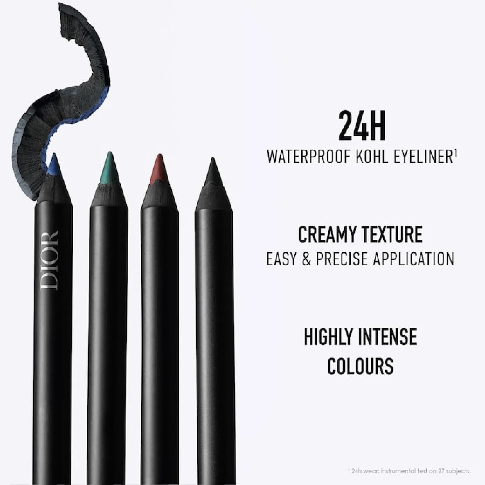 Dior Long Wear Waterproof Eyeliner Pencil With Tip & Sharpener for Women