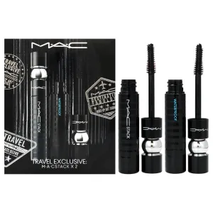 MAC Stack Mascara Duo by MAC for Women - 2 Pc 0.41oz Superstack Mega Brush. 0.41oz Superstack Micro Brush