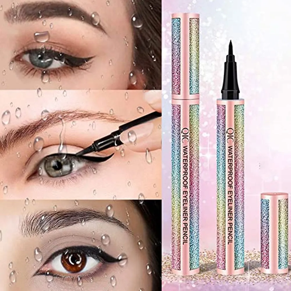 QIC Waterproof Beautiful Eyeliner Black 1ml