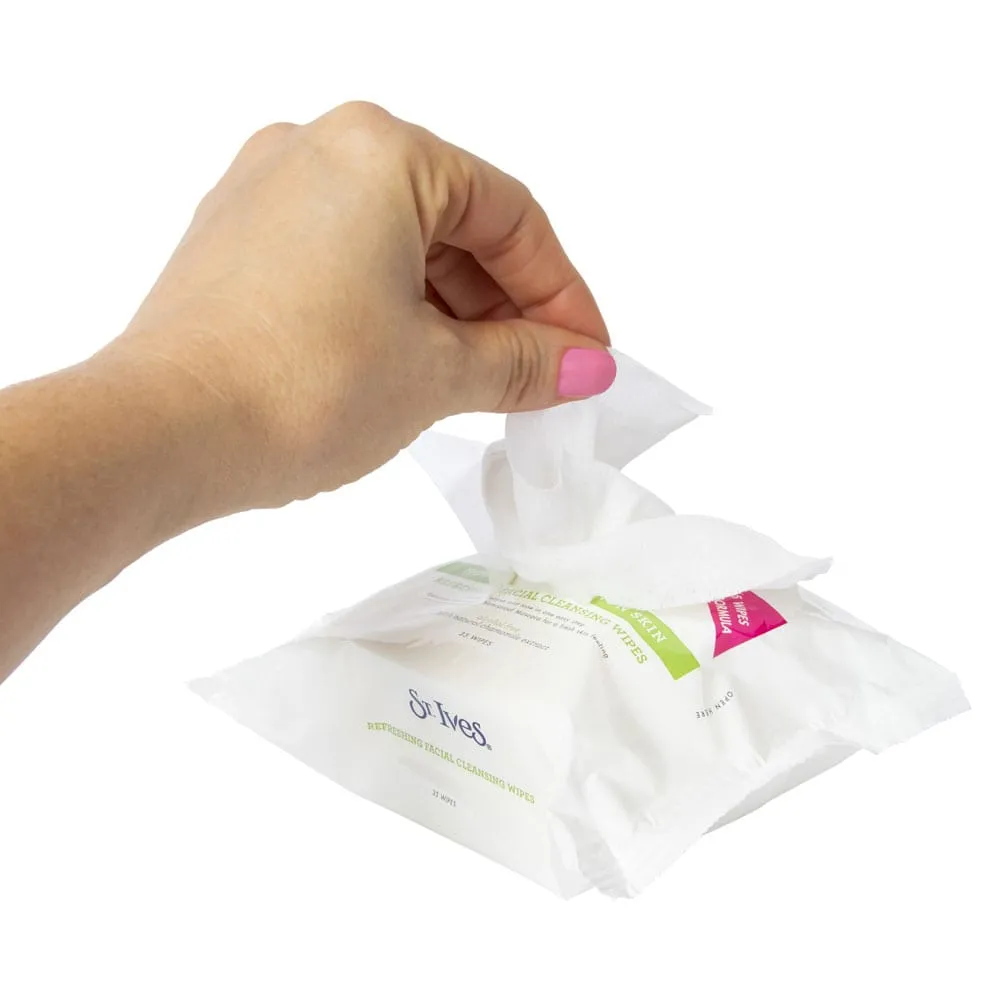 St Ives Refreshing Facial Cleansing Wipes Normal & Combination Skin 35pk