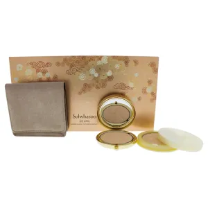 Sulwhasoo ShineClassic Powder Compact by Sulwhasoo for Women - 3 Pc 2 x 0.31oz Powder Compact - 2 True Beige. Premium Pouch