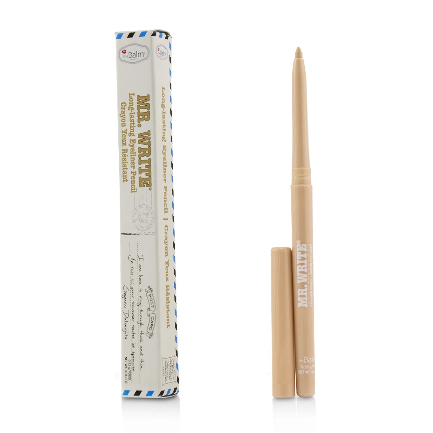 TheBalm Mr. Write Long Lasting Eyeliner Pencil - # Loveletters (Brown)  0.35g/0.012oz