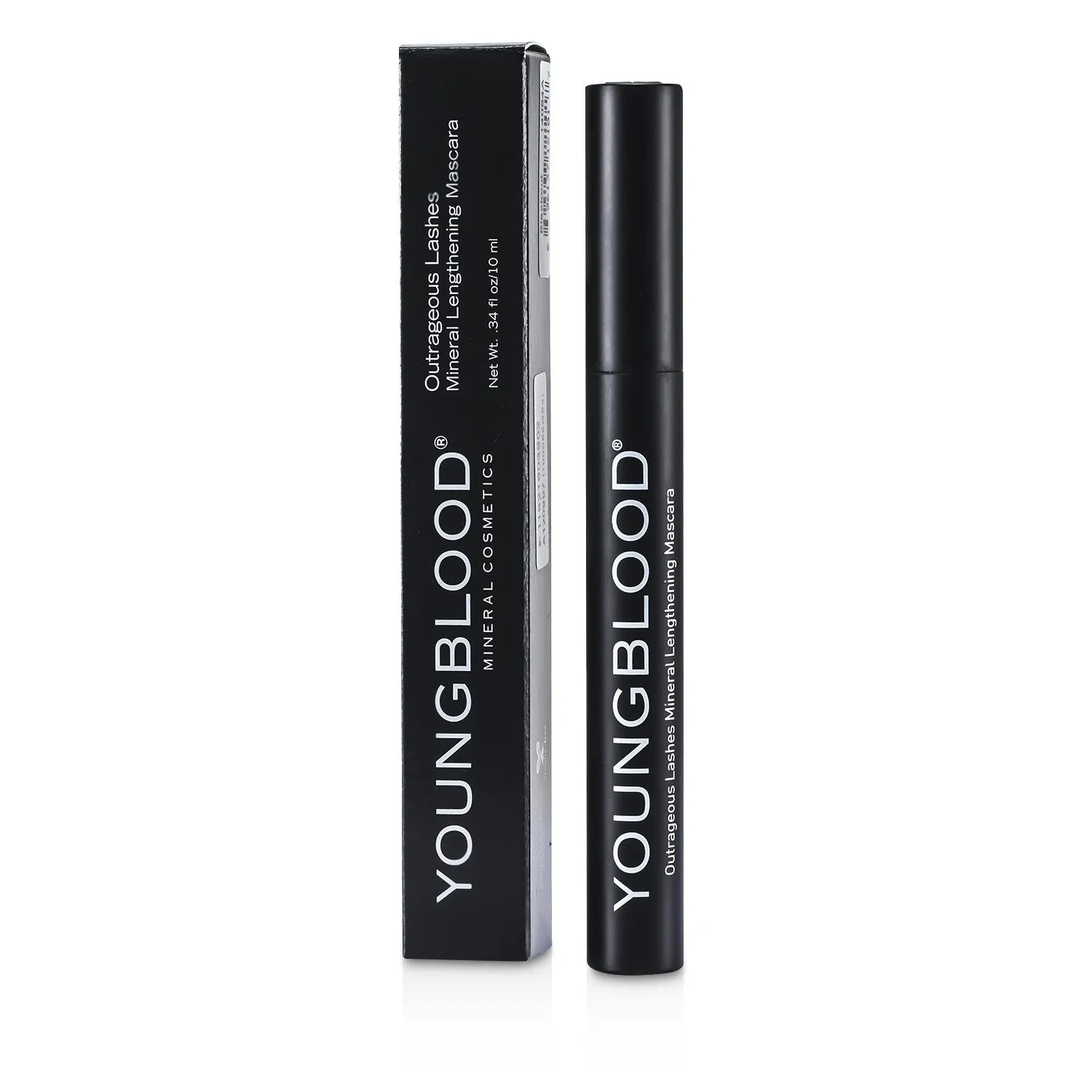 Youngblood Outrageous Lashes Mineral Lengthening Mascara - # Blackout  10ml/0.34oz