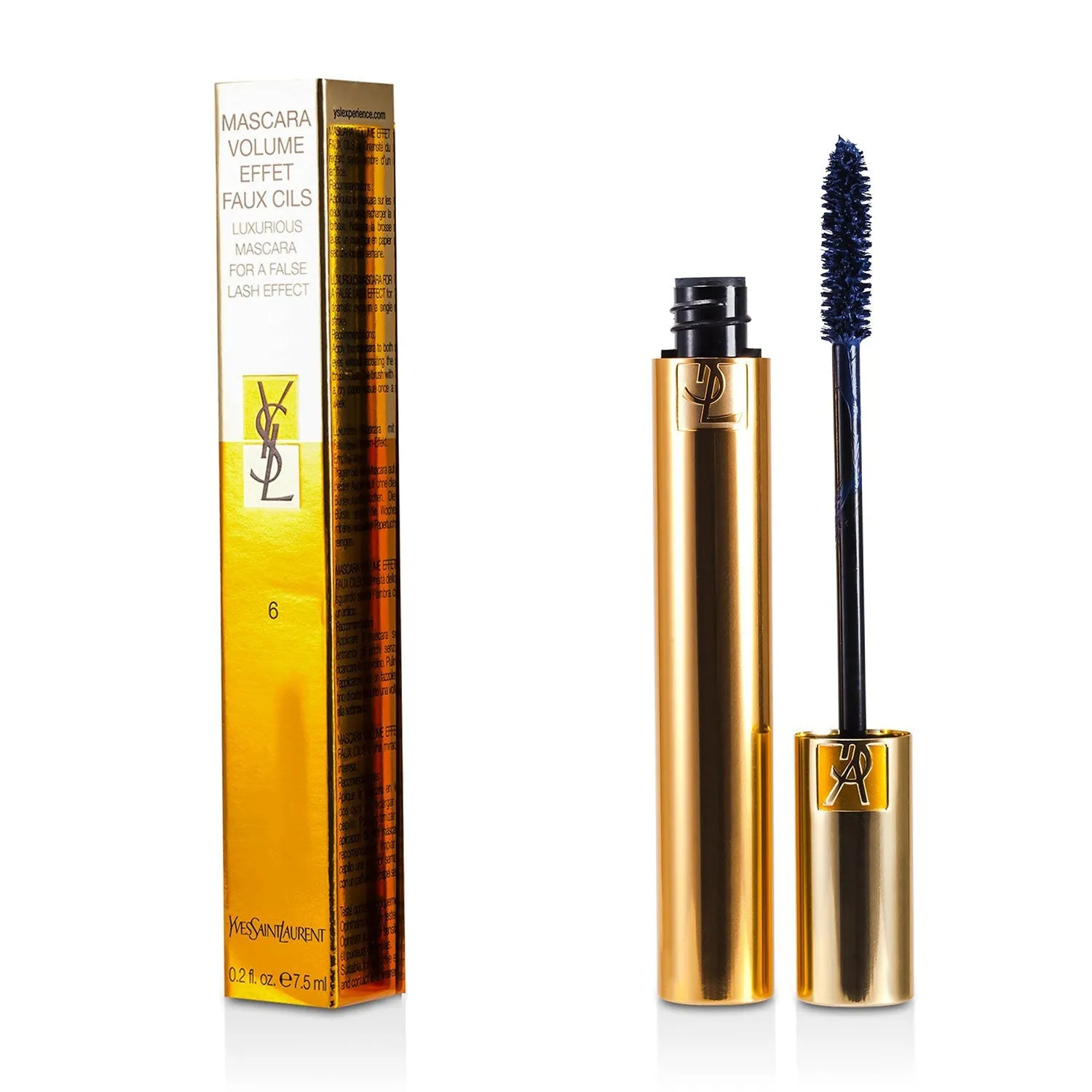 Yves Saint Laurent Mascara Volume Effet Faux Cils (Luxurious Mascara) - # 01 High Density Black  7.5ml/0.2oz